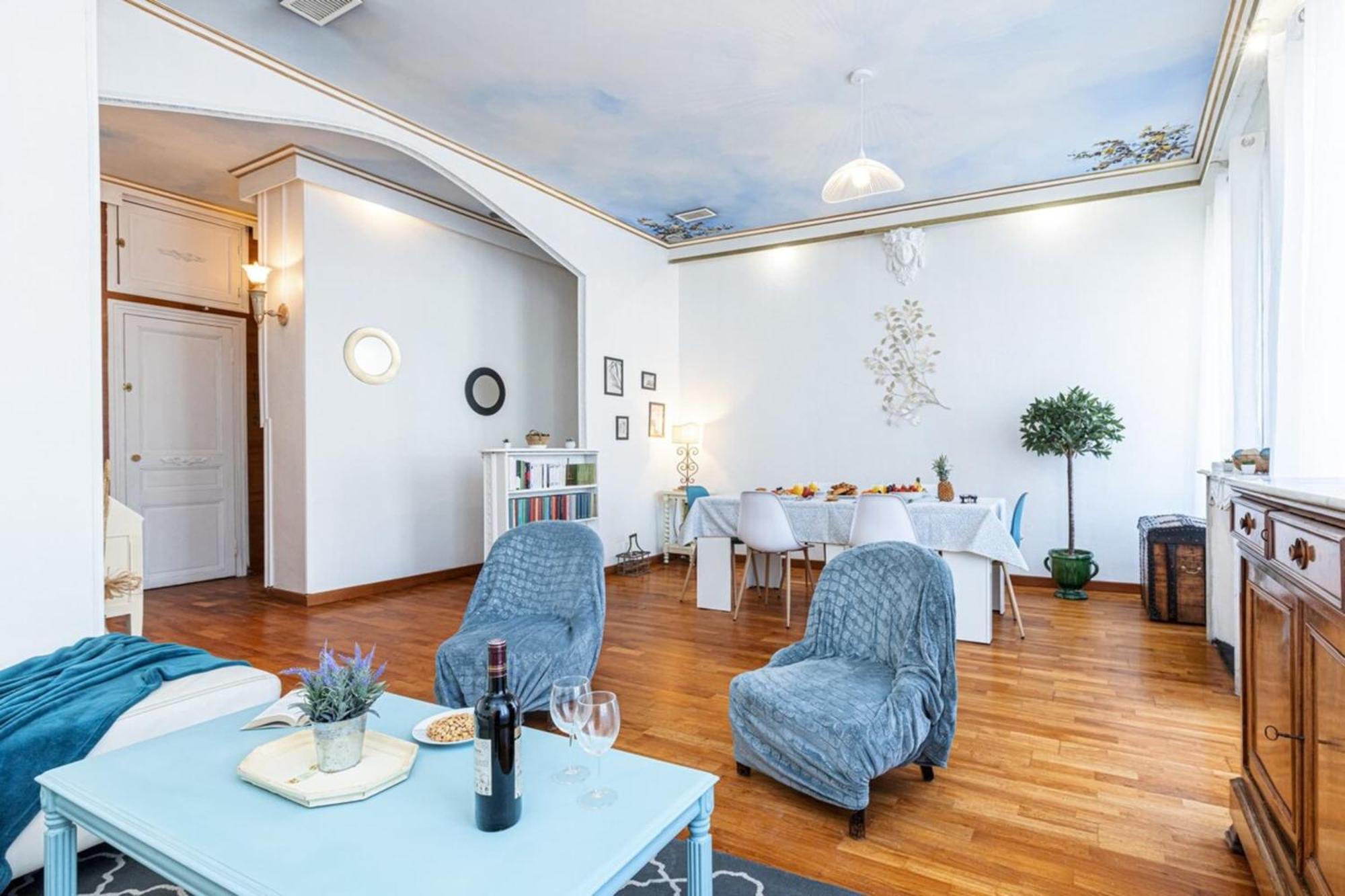Risso - Comfortable 3 Bedrooms With Balcony Appartement Nice